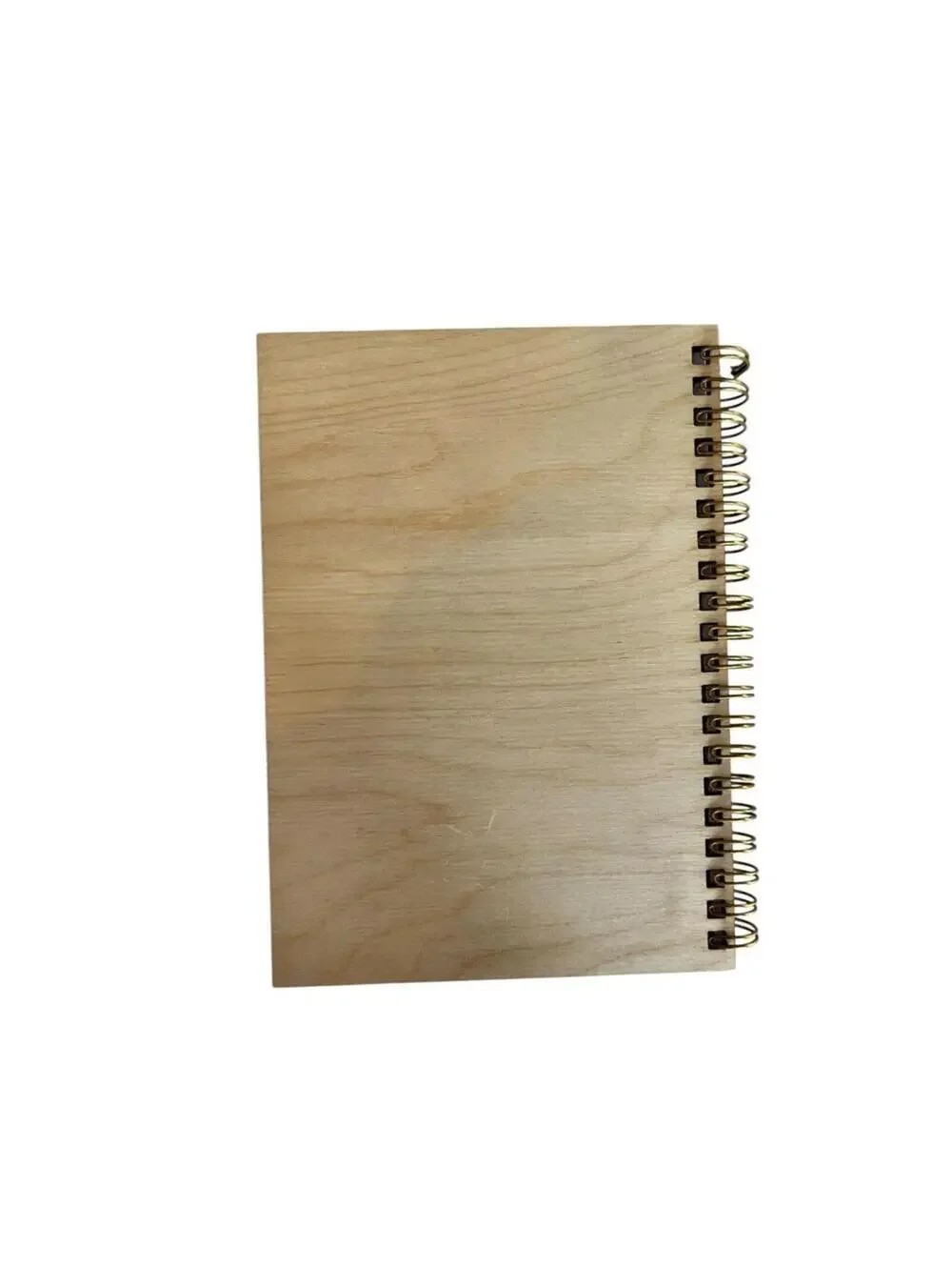 Aloha and Flowers Wooden Covered Notebook/Journal 5x7 Laser 80 Pages New W Tags